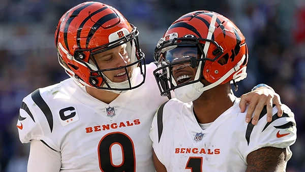 QB Burrow and WR Chase Cincinnati Bengals