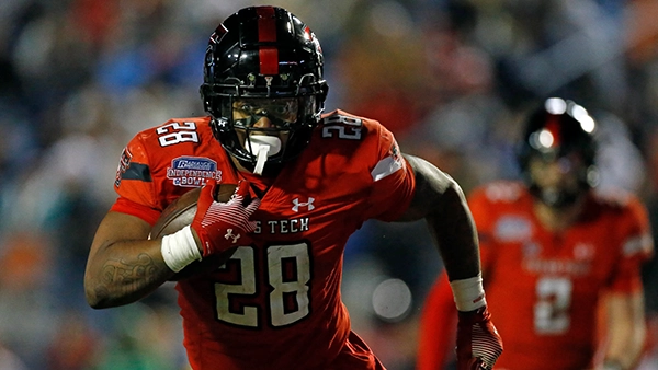 Tahj Brooks RB Texas Tech Red Raiders